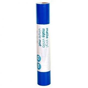 Silhouette Matte Removable Vinyl 12 X6'-Blue