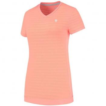 Camiseta de tirantes K-Swiss Hypercourt V-Neck para mujer - Albaricoque