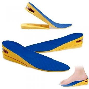 2-capa agregar 2(5 cm) Altura Invisible Plantilla de Zapato y Altura Ajustable para Mujeres, Azul