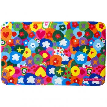 Vigar Agatha Ruiz de la Prada Alfombra para Cocina, Material: Microfibra, Multicolor, 45 x 75 cm