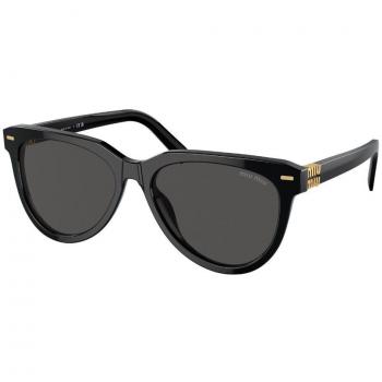 Miu Miu MU12ZS 16K5S0 Women's Sunglasses Black Size 56