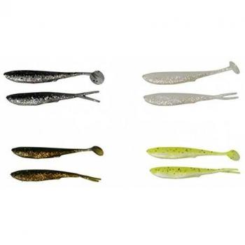 Savage Gear 3D LB Fry - 8 peces de goma para lucioperca, lucio, perca y trucha, lucio, perca, lucio, perca, trucha, cebo de pesca, color aceite motor, longitud: 5 cm