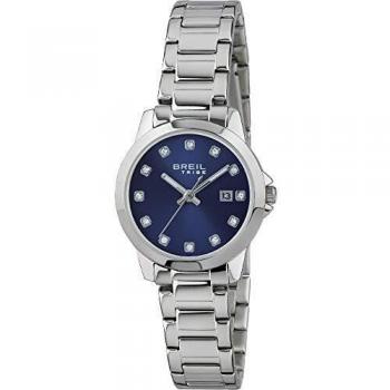 BREIL - Reloj de Señora Colección Classic Elegance EW0409 - Reloj de Señora con Movimiento de Cuarzo de 3 Agujas - Caja y Correa de Acero - 28 mm