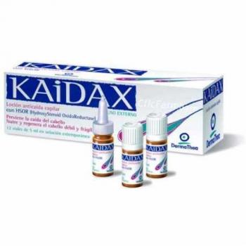 Kaidax Loción Anticaída - 12 Viales, Ampollas Anticaída - 12 Viales