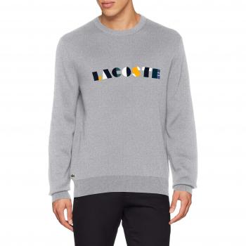 Lacoste Ah9693, suéter para Hombre, Gris