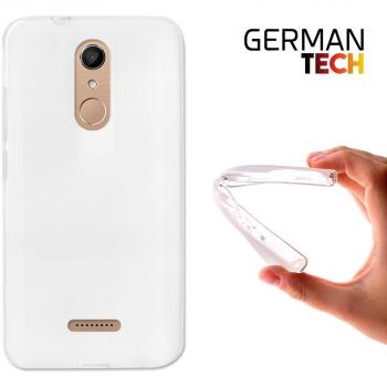 Funda Gel para Wiko U Pulse, Carcasa TPU Flexible fabricada con la mejor Silicona, protege y se adapta a la perfección a tu Smartphone y con nuestro exclusivo diseño German Tech® - Transparente Mate .