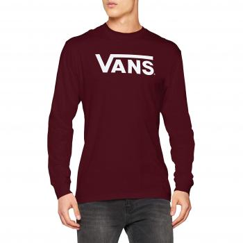 Vans_Apparel Classic LS, Camiseta para Hombre, Rojo