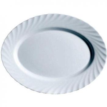 ARC 65669 Plato Trianon Ovalada, 35 cm, Blanco
