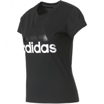 adidas Ess Li Sli Tee Camiseta, Mujer, Negro