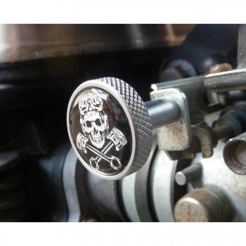 Choke ckoke botón aluminio Triumph Scrambler Bonneville thrux Ton America Speed Master