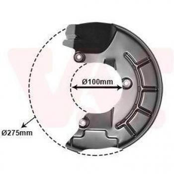 Van Wezel 5829371 - Refuerzo para parachoques
