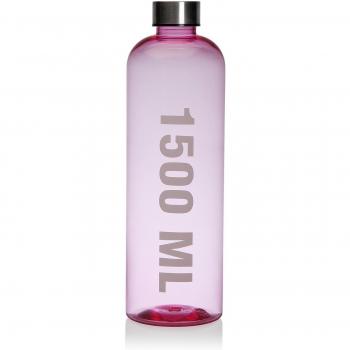 Botella de Agua Versa Rosa 1,5 L Acrílico Acero Poliestireno 9 x 29 x 9 cm