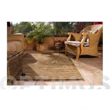 Alfombra Karben 130x190 gris oscuro, material resistente, diseño moderno, fácil de limpiar, ideal para interiores y exteriores