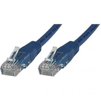 Cable de Red MicroConnect U/UTP CAT6 25cm Azul