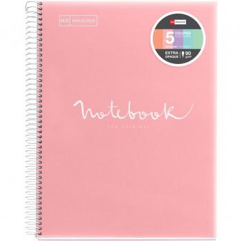 CUADERNO MIQUELRIUS EMOTIONS PP A5 120h ROSA