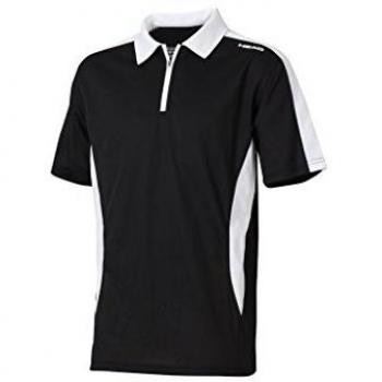 Head Swimming Team Polo - Camiseta para niño, color negro, talla S