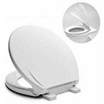 Asiento de inodoro Metaform Airbag con caída amortiguada, universal y de resina