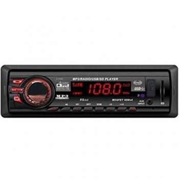 Coche Amplificador de audio, C 'est en Dash coche Audio Estéreo Bluetooth Head Unit 16 GB MP3/USB/SD/AUX/FM Entrada AUX Manos libres Bluetooth, construido en micrófono 8288