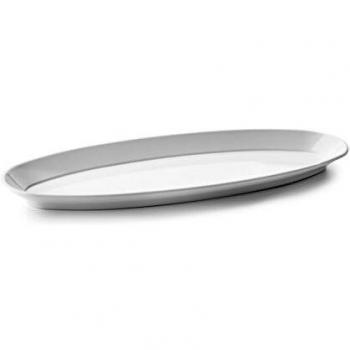 Lacor - 63589 - Fuente Para Pescado De Melamina Classic 57x24x4 - Blanco
