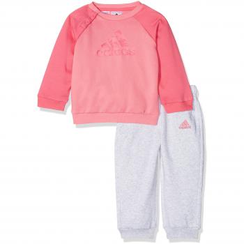 adidas I E Logo Jog Fl Chándal, Unisex Bebé, Rosa