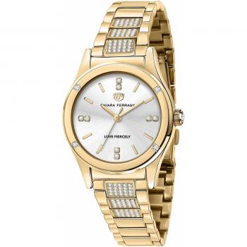 Chiara Ferragni Reloj Analógico para Mujer de Cuarzo con Correa en Acero Inoxidable R1953102506 (32 mm)