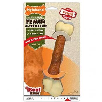Nylabone Extrema Masticar fémur Beef Sabor Perro Masticar, 90 g