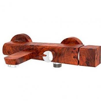 Galindo alia 5703025 grifo baño-ducha monomando madera con accesorios de ducha
