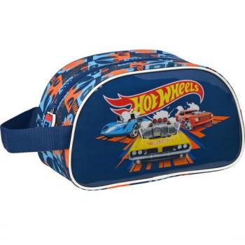 Neceser Hot Wheels 'Speed Club' con Asa y Adaptador para Carro - Safta