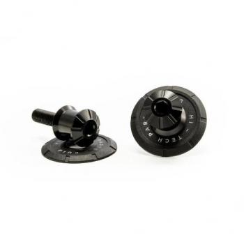 Ruedas de soporte Puig Diabolo Pro M10x125 para Kawasaki y KTM RC - Negro Unisex