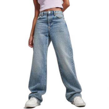 Superdry Women's Wide-Leg Organic Cotton Jeans