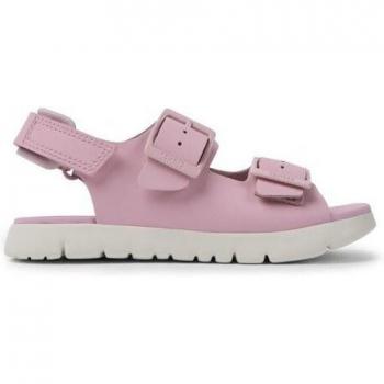 CAMPER Oruga - Sandals for Girls - Pink, size 28, Smooth leather/Cotton fabric; CAMPER Oruga - Sandals for Girls - Pink, size 10.5, Smooth leather/Cotton fabric