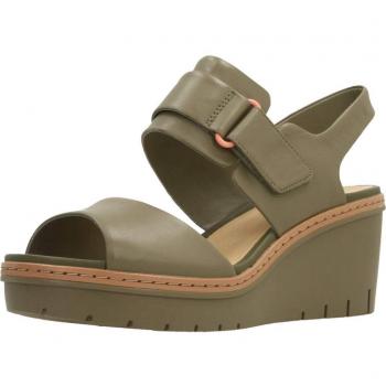 Zapatos de Cordones para Mujer, Color Verde, Marca CLARKS, Modelo Zapatos De Cordones para Mujer CLARKS Palm Stellar Olive Leather Verde