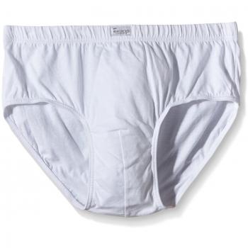 ABANDERADO - Slip de algodón 100% para hombre, color blanco, talla XXL