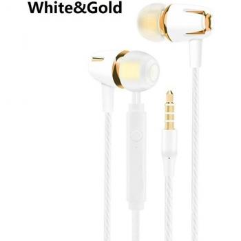 Auriculares Intrauditivos Estéreo Coloridos con Micrófono y Graves Galvanoplastia para Teléfono Samsung