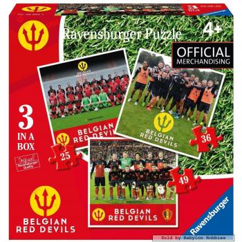 Puzzle Ravensburger Diablos Rojos 2016 - 3 en 1 (25/36/49 piezas)