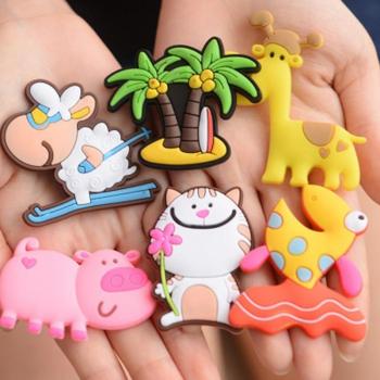 Imanes de Silicona con Animales de Dibujos Animados para Nevera - Pegatinas Decorativas para Pizarra Blanca y Hogar