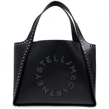Stella McCartney Women's Logo Tote Bag in Black | Size UNI | 502793WP04201000