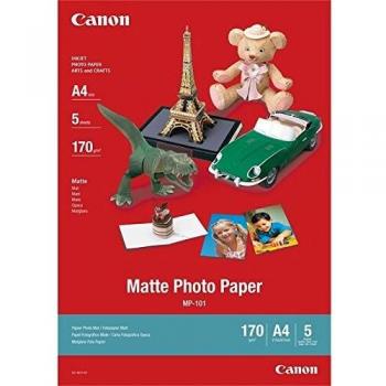 Canon MP-101 - Papel fotográfico mate, 5 hojas