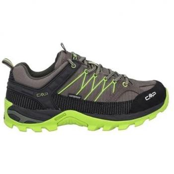 Zapatos de Trekking CMP Rigel Low WP para Hombre - Ligero, Impermeable, Color Gris/Militar - Talla 41