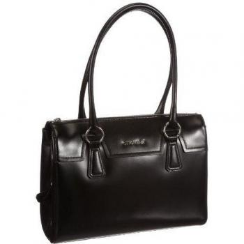 Otto Kern Businesstasche - Bolso de mano de cuero unisex, color negro, talla 45x35x17 cm