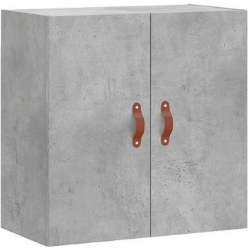 Armario de pared madera de ingeniería gris hormigón 60x31x60 cm