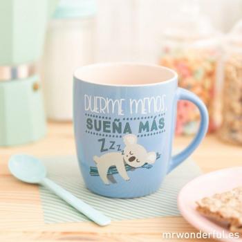 TAZA - DUERME MENOS, SUEÑA MÁS