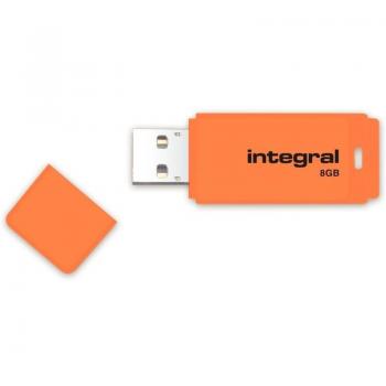 Llave USB Integral Neon de 8GB con Conexión USB 2.0