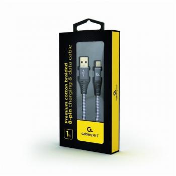 Cable de conector Lightning Gris, Blanco