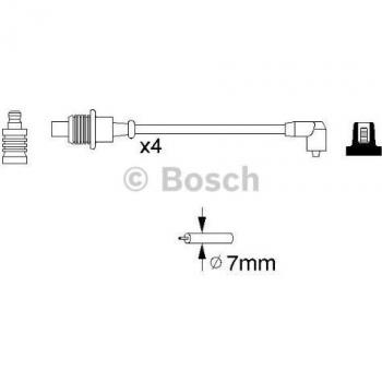 Juego de cables de encendido BOSCH 0 986 356 767 para Citroën