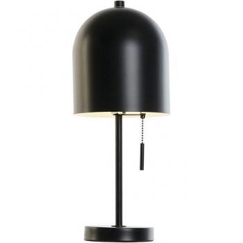 Lámpara de mesa negro metal 50W 220V 20x20x41 cm