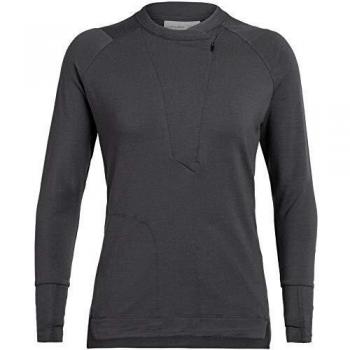 Icebreaker 260 Saige - Camiseta de manga larga con media cremallera para mujer