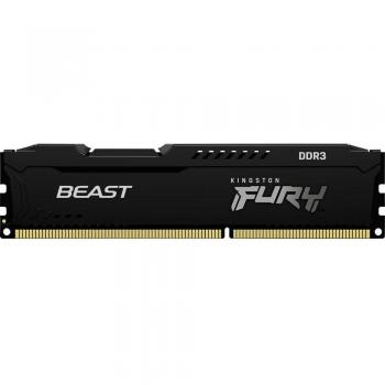 Kingston FURY Beast Negro 4GB 1600MHz DDR3 CL10 Memoria para Ordenadores de sobremesa Módulo único KF316C10BB/4