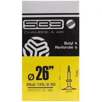 Desconocido SB3 sbch262 Cámara de Aire Negro 26 