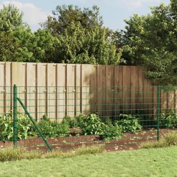 Cerca de alambre con brida 0,8x10 m Color Verde - Perfecta para plantas y animales, múltiples usos como malla para ventilación, seguridad, ventana y jardín